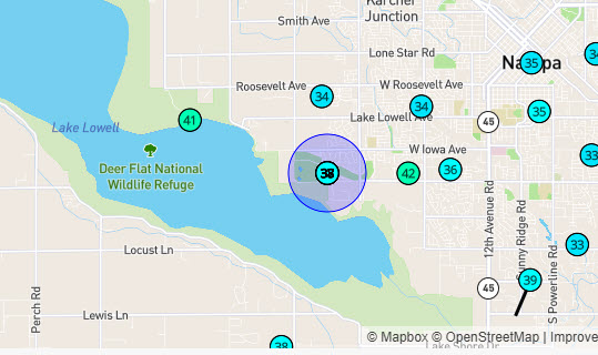 WeatherUnderground Station Map